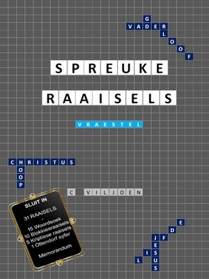 Spreuke Raaisels--Vraestel - ebook